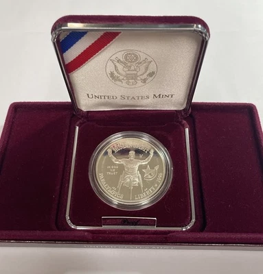1996-P US Mint Atlanta Olympics/Paralympics Proof Silver Dollars in OGP - Image 1 of 4