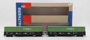 Walthers 932-27014 HO Scale Potlatch Thrall Door Boxcar (Pack of 2) EX/Box - Picture 1 of 4