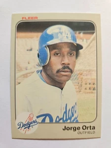 Fleer Jorge Orta 1983 #215 casi nuevo - Imagen 1 de 1