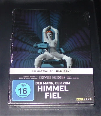 DER MANN DER VOM HIMMEL VIEL LIMITIERTE STEELBOOK 4K UHD BLU RAY + BLU RAY NEU - Bild 1 von 4