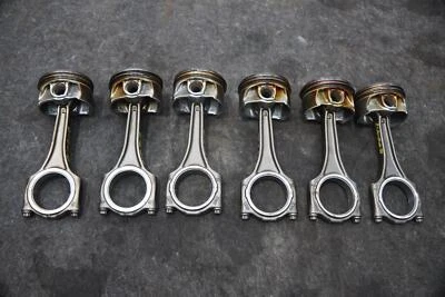 6 件套发动机活塞连接杆 2.9L PAB107065A 原始设备制造商保时捷 Macan GTS 2020-23 — 第 1/4 张图片