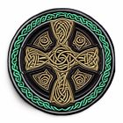 Celtycki krzyż naszywka do prasowania aplikacja chrześcijańska nordycka irlandzki rycerz religia odznaka