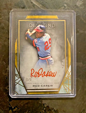 Minnesota Twins - Rod Carew - Red Ink Autograph 1 of 1- Topps Diamond Icons