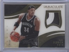 2013-14 Panini Immaculate Jersey Number Variation /34 Paul Pierce #13 Patch HOF