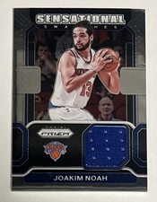 2021-22 Prizm Joakim Noah Sensational Swatches Game Used Jersey Patch No. SW-JKN