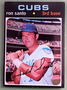 1971 Topps #220 Ron Santo HOF Chicago Cubs