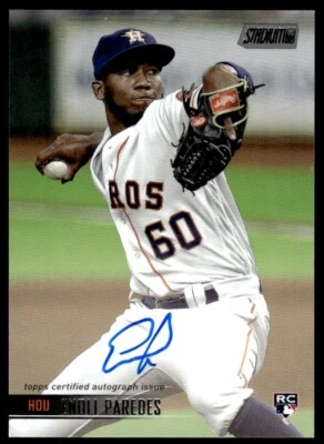 2021 Stadium Club Autographs Enoli Paredes Auto Houston Astros #SCBA-EP R56 - Image 1 of 2