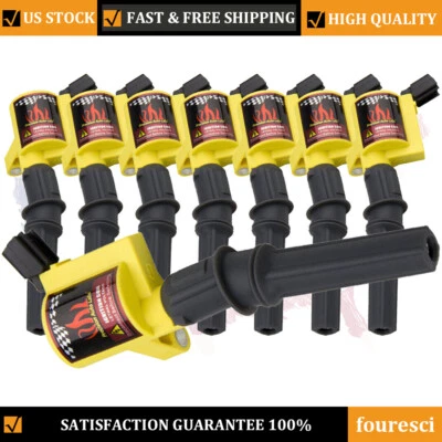 Juego de 8 bobinas de encendido para Ford Crown Victoria 4,6 L V8 1998-2011 alto rendimiento Foto 1 de 4