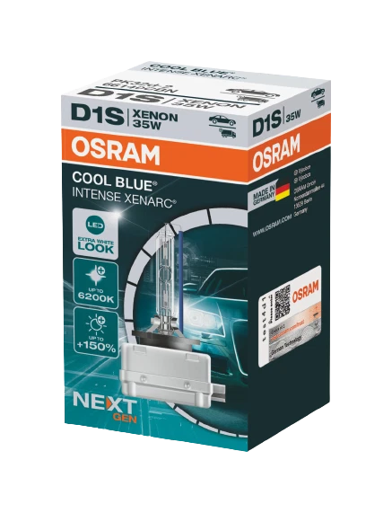 D1S XENARC Xenon Car Bulbs D1S 66140CBN 6200K Osram - Image 1 of 1