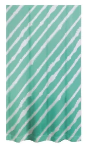 Microfiber TIDAL Wave Shower Curtain - Blue & White Ocean Bath Decor, 72"x72" - Picture 1 of 3