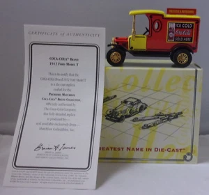 MJ7 Matchbox - Collectibles - YPC04-M - 1912 Ford Model 'T' - Red - Coca-Cola - Picture 1 of 3