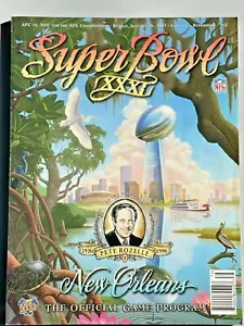 Super Bowl XXXI Official Game Program New England Patriots Vs Green Bay Packers - Picture 1 of 10
