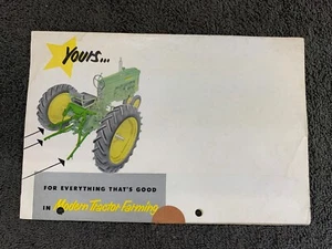 VTG JOHN DEERE TRACTORS MODERN TRACTOR FARMING 3 POINT HITCH AND LOAD BROCHURE - Picture 1 of 3