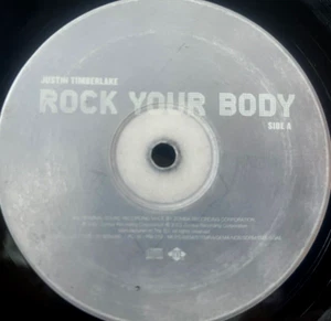 JUSTIN TIMBERLAKE - ROCK YOUR BODY - R&B HIPHOP - 12” VINYL RECORD DJ - Imagen 1 de 3