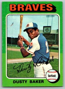 1975 Topps Dusty Baker Atlanta Braves #33