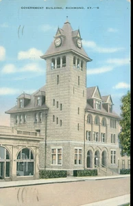 Postcard Government Building Richmond Kentucky KY posted 1952 - Picture 1 of 2