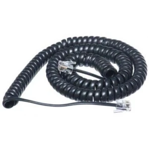 Handset Curly Cord 12ft Black - Picture 1 of 1