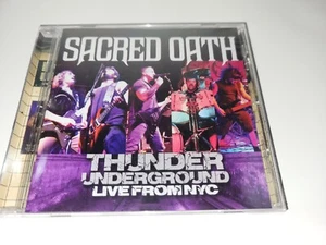 SACRED OATH Thunder Underground Live From NYC CD Factory Sealed New 2019 USA - Bild 1 von 2
