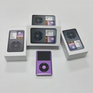🎁NEW Apple ipod Classic 7th Gen 512GB (Purple/Black ) MP3 SSD -Sealed Box-GIFT✨ - Picture 1 of 10