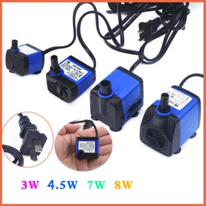 Small Submersible Water Pump Fish Tank Pond Aquarium Waterfall Fountain Sump - Picture 1 of 19