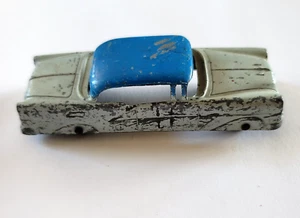 1955 Tootsie Toy Oldsmobile 98 Holiday Two Tone Blue Toy Car Collectable - Picture 1 of 16
