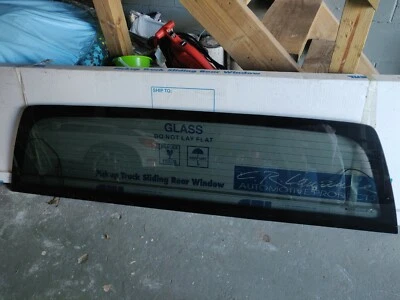 Vidrio trasero fijo original GMC Sierra 2016 con desempañador (calefacción) GM 14-18 Silverado Foto 1 de 4