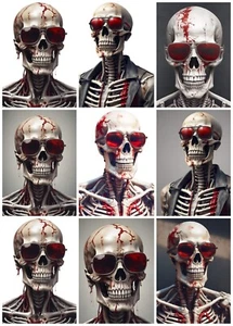 Skeletons Halloween All The Pictures Are Available In My Items Section - Picture 1 of 1