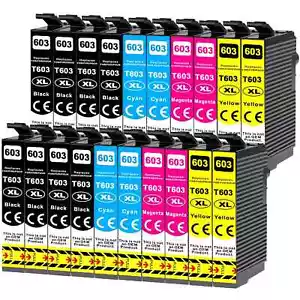 Patronen für Epson 603XL WF-2830 WF-2835 WF-2850 DWF XP2100 XP2105 XP3100 XP4100 - Bild 1 von 19