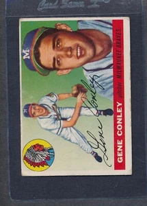 1955 Topps #81 Gene Conley Braves ottime condizioni *1204 - Foto 1 di 1