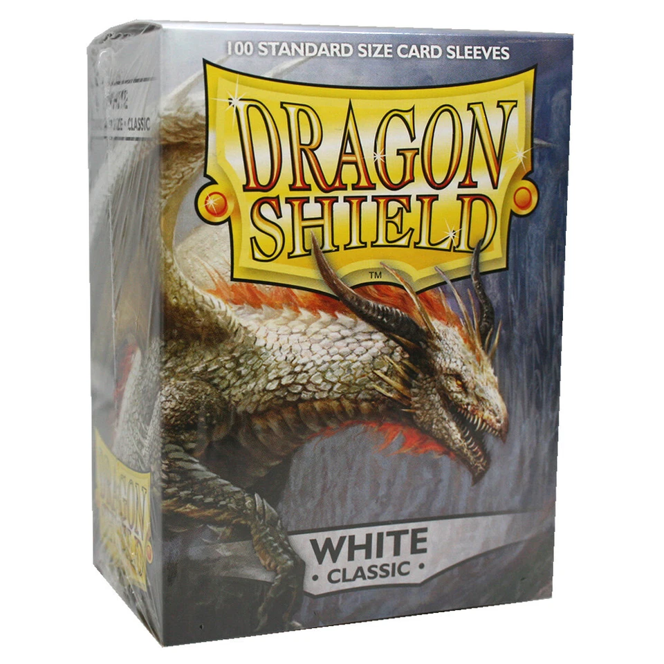 Dragon Shield Classic Sleeves - White (100 Sleeves) - Bild 1 von 1