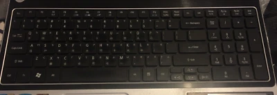 eMachines E730G peças - teclado, touchpad, carregador, tela, alto-falante, DVD - Imagem 1 de 4