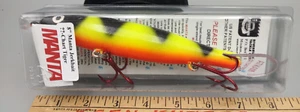 NEW 8" Manta Musky Fishing Lure Chart Tiger 3.4 oz USA RiverRun - Picture 1 of 5