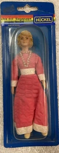 Vintage Dollhouse West German Huckel Doll 6” - Picture 1 of 5