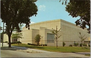Postal de Rock Island Illinois de la década de 1950 "Centennial Hall" Augustana College sin usar - Imagen 1 de 2