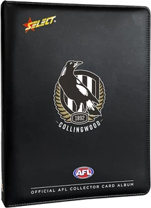 Official AFL Collingwood Collector Card Vinyl Album - Picture 1 of 3