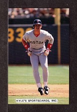 1989 Mike Greenwell  RED SOX  UNSIGNED  3-1/2 x 5-1/2  COLLA PHOTO POSTCARD #7