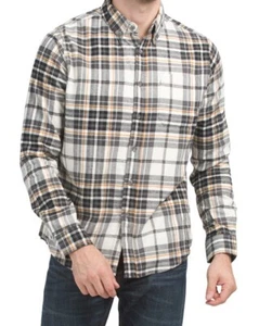 Camisa de franela Eddie Bauer para hombre talla grande de todos los días bolsillo negro nueva con etiquetas $60 - Imagen 1 de 11