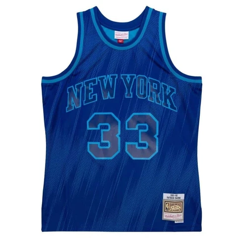 Monochrome Swingman Patrick Ewing New York Knicks 1991-92 Jersey Size Large Cover