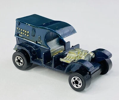 Vintage Hot Wheels Flying Colors 1969 Police Paddy Wagon #6966 Blue Hong Kong - Image 1 of 4