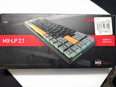 CHERRY MX-LP 2.1 Low Profile Compact Wireless Mechanical RGB Gaming Keyboard - Image 1 of 4