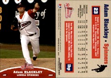 Adam Blackley 2007 Grandstand Lowell Spinners #NNO Card *AutographDen*
