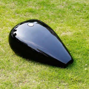 Painted Gas Fuel Tank 5" Stretched 4.7 Gal.Fit For Harley Custom Chopper Bobber - Picture 1 of 15
