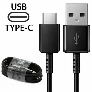 Fast Charging Cable 1M Type-C Cable For Samsung S8 S9 S10 S22 S21 Plus S23 - Picture 1 of 10