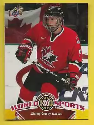 2010 Upper Deck World of Sports Sidney Crosby #304 (SP) - Image 1 of 2