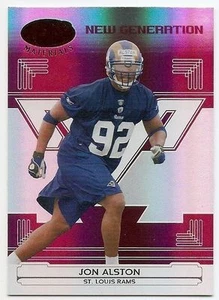 2006 LEAF CERTIFIED MATERIALS ROOKIES MIRROR RED #192 Jon Alston #23/100 - Bild 1 von 1