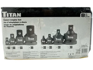 Titan 40000 Set Adattatore a Impatto 8 Pezzi Nuovo - Foto 1 di 8