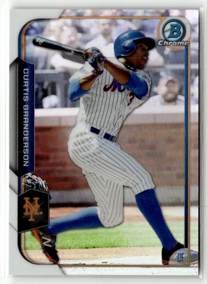 2015 Bowman Chrome #82 Curtis Granderson Refractors #/499 - Image 1 of 2