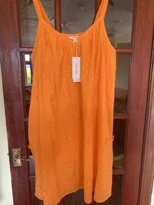 Marks And Spencer’s Ladies Per Una Orange Strappy Dress Size 18 BNWT RRP £45 - Picture 1 of 6