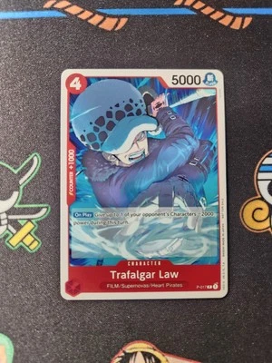 EXACT CARD PICTURD Trafalgar Law P-017 Tournament Pack Vol 7 One Piece TCG Non-F - Image 1 of 2