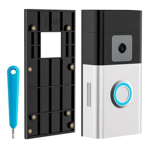No-Drill Ring Doorbell Mount - Adhesive Door Bracket Compatible with Video Do... - Picture 1 of 7